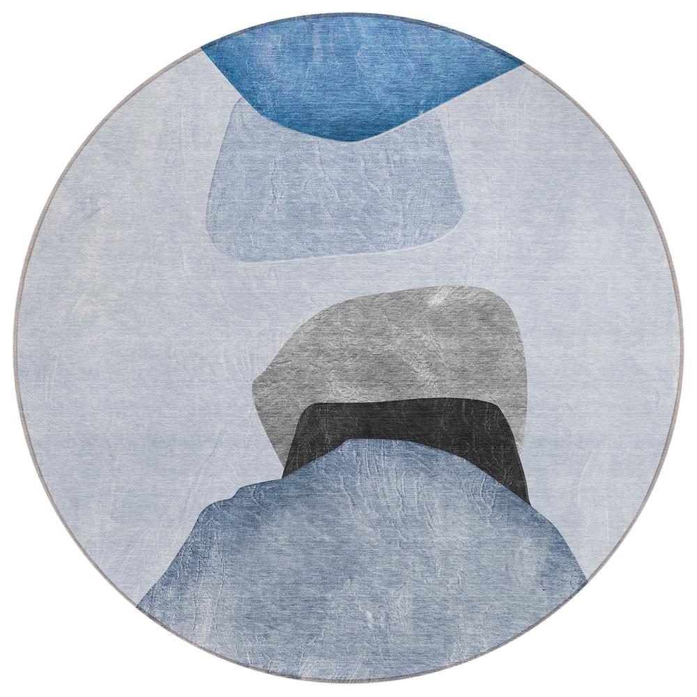 Chantille ACN547 Blue 8' x 8' Rug. Picture 1