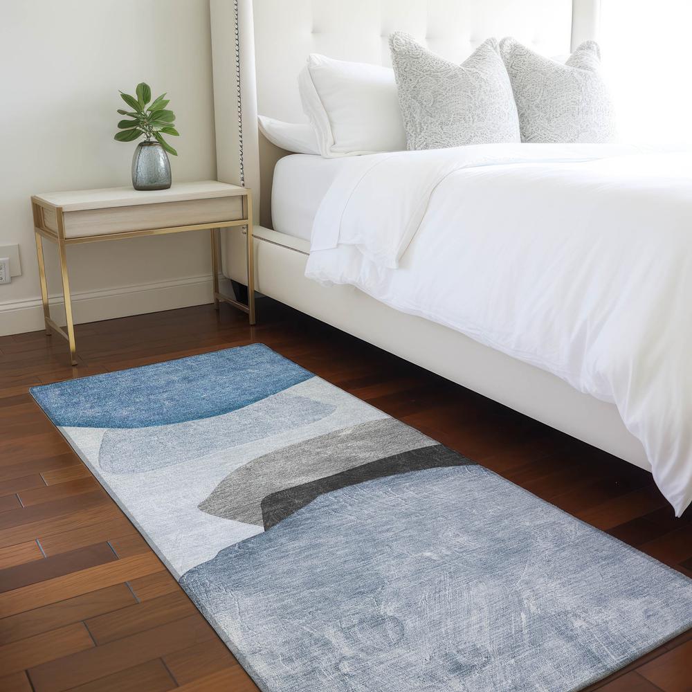 Chantille ACN547 Blue 2'3" x 7'6" Rug. Picture 6