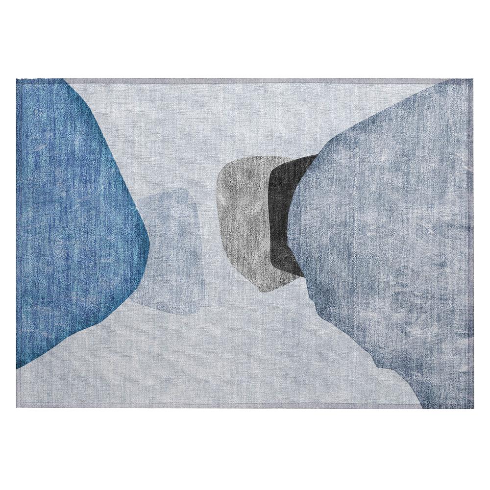 Chantille ACN547 Blue 1'8" x 2'6" Rug. Picture 1