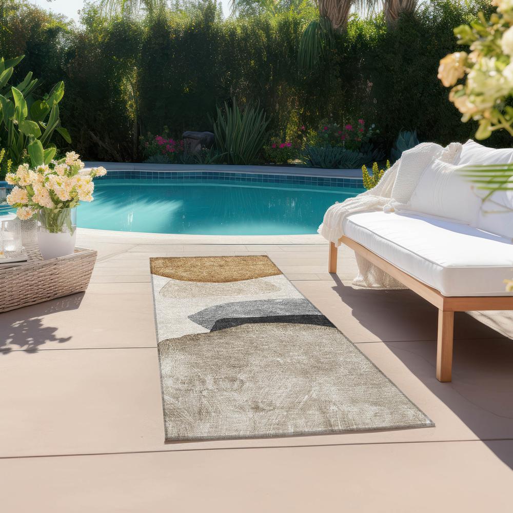 Chantille ACN547 Brown 2'3" x 7'6" Rug. Picture 8
