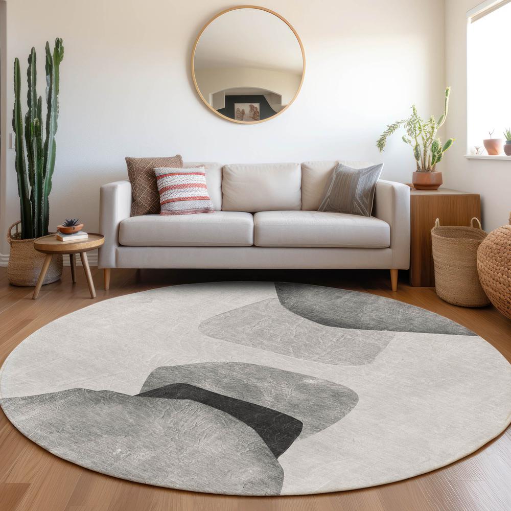 Chantille ACN547 Gray 8' x 8' Rug. Picture 6