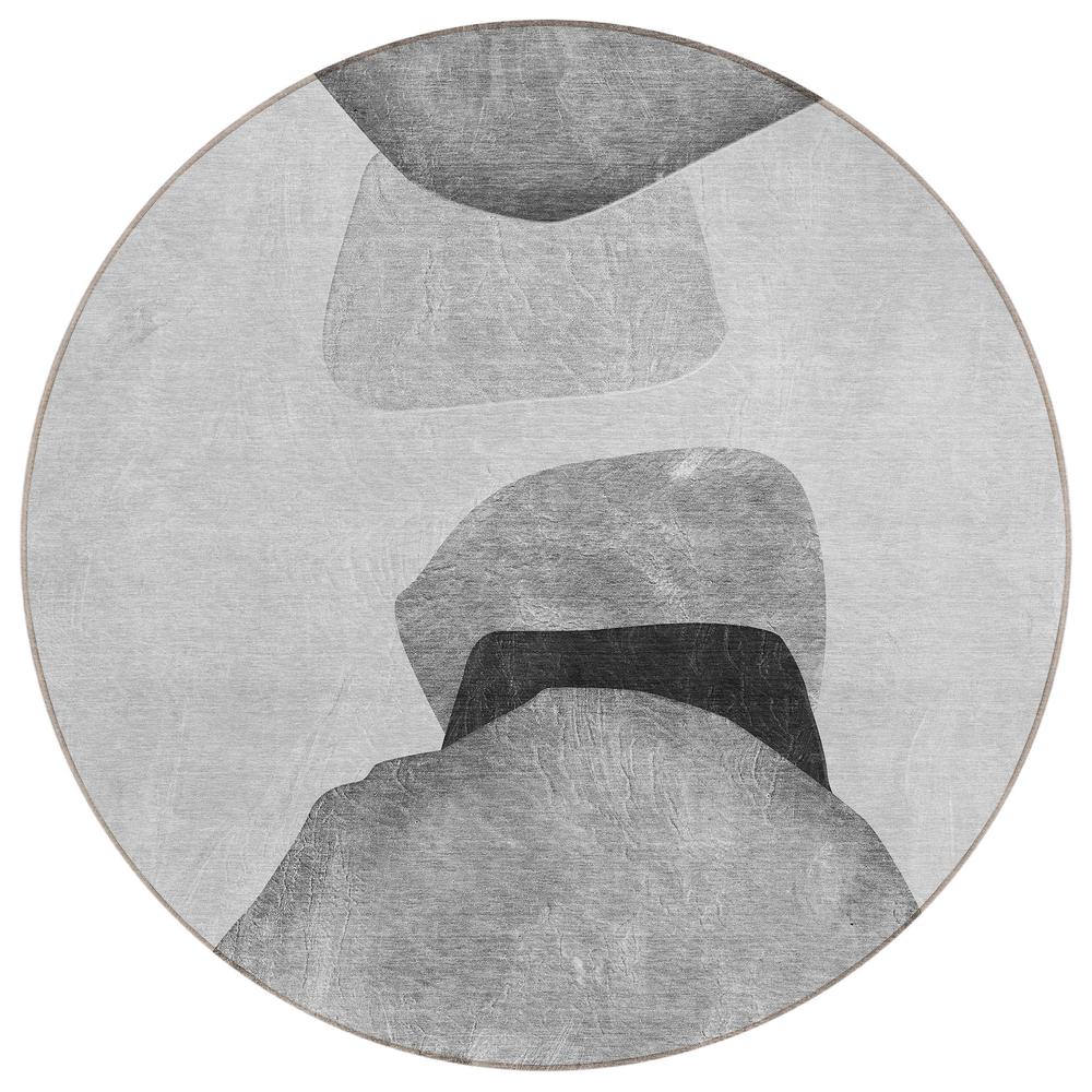 Chantille ACN547 Gray 8' x 8' Rug. Picture 1
