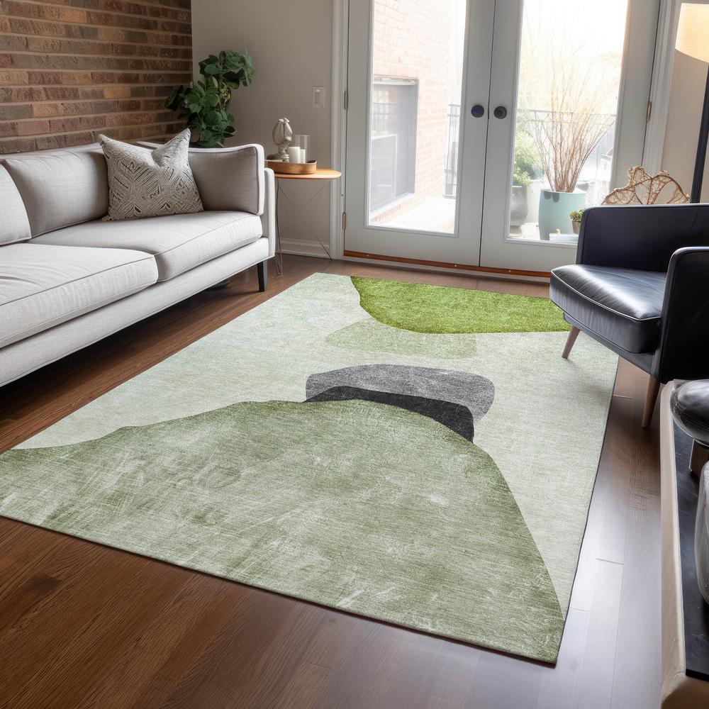 Chantille ACN547 Green 2'6" x 3'10" Rug. Picture 6