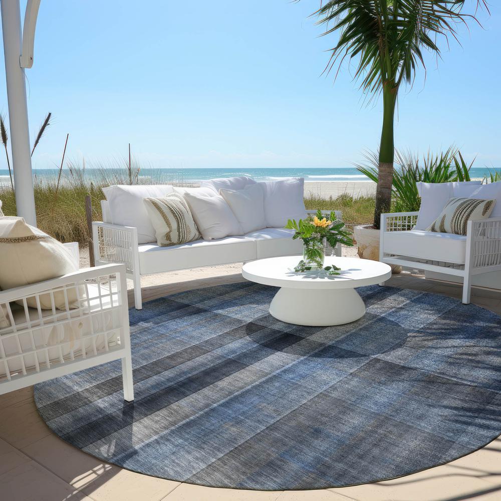 Chantille ACN548 Blue 8' x 8' Rug. Picture 7