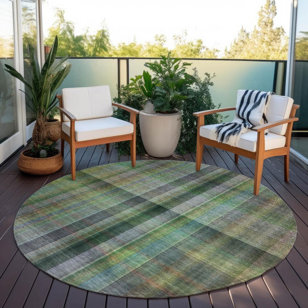 Chantille ACN548 Green 8' x 8' Rug. Picture 7