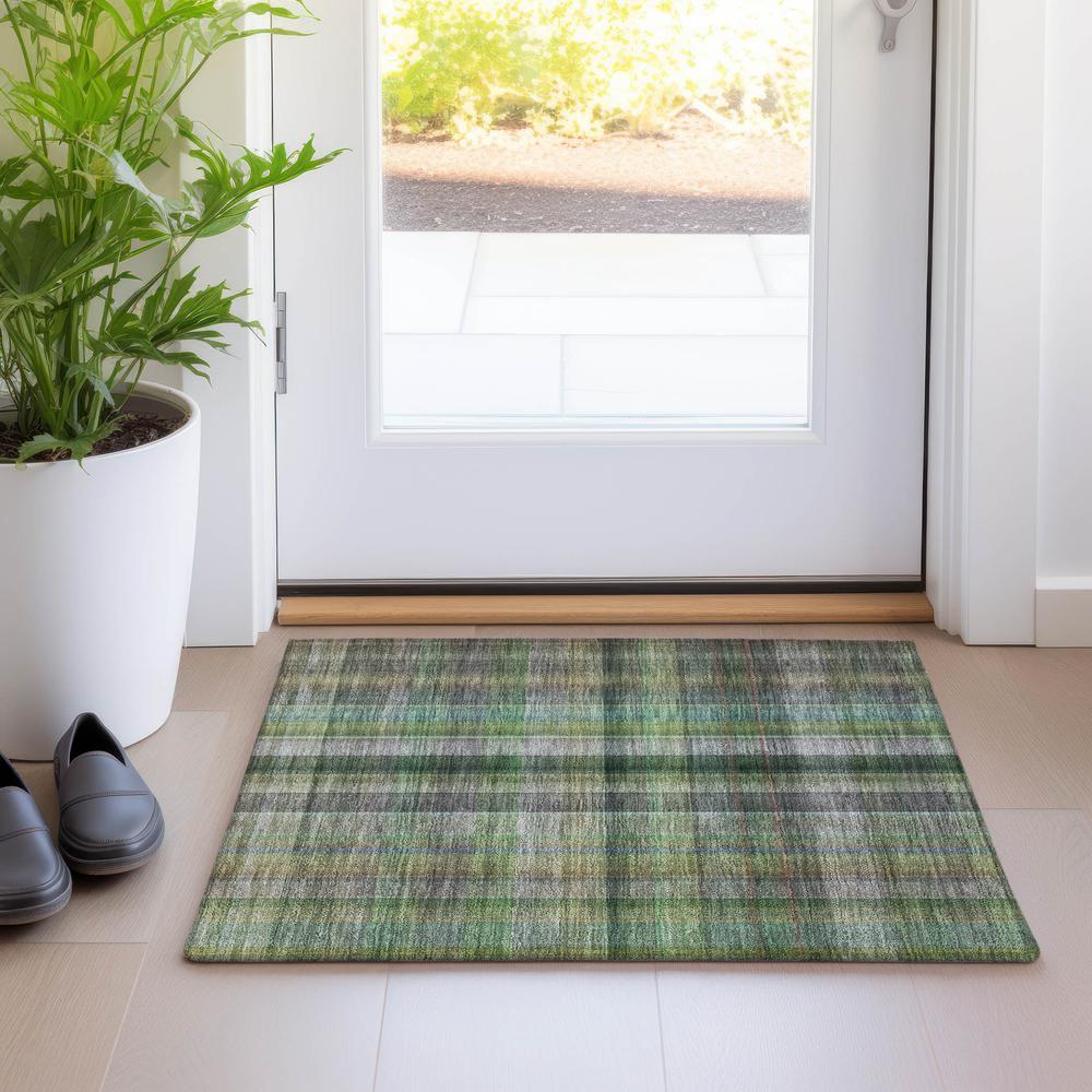 Chantille ACN548 Green 1'8" x 2'6" Rug. Picture 6
