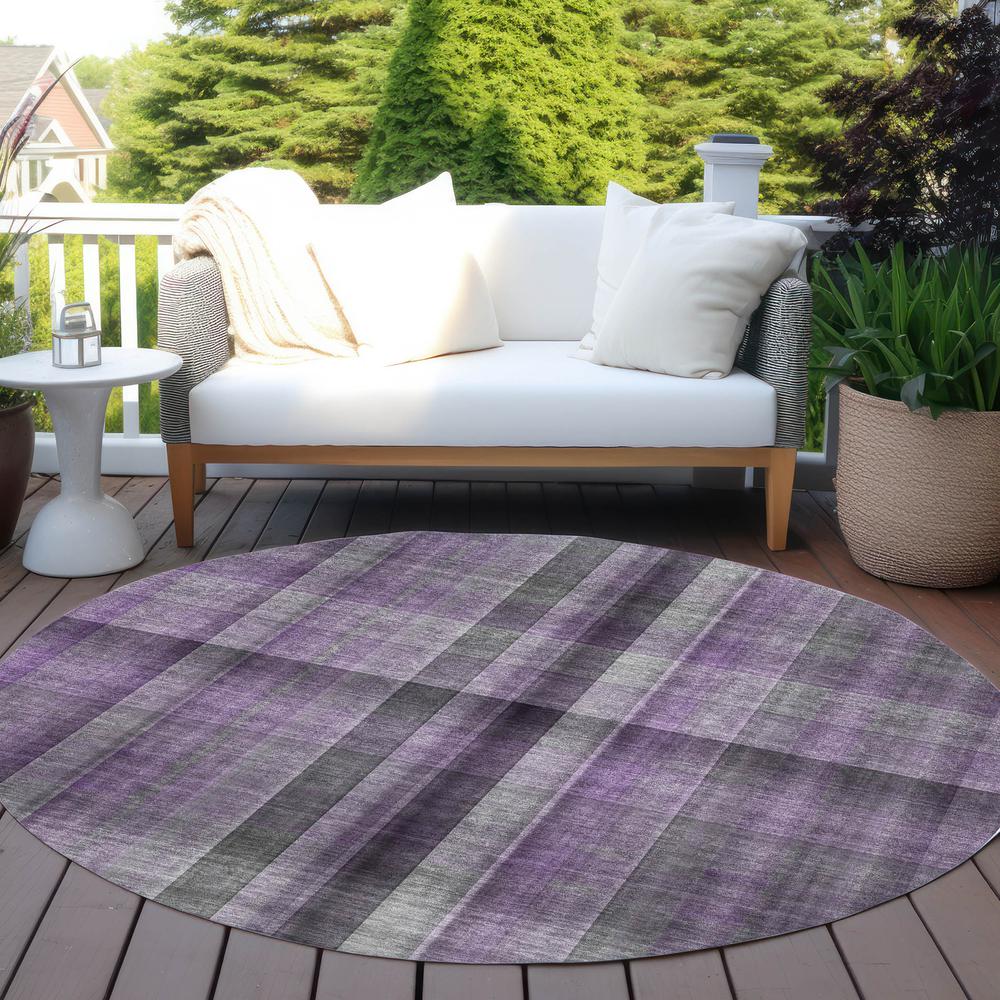 Chantille ACN548 Purple 8' x 8' Rug. Picture 7