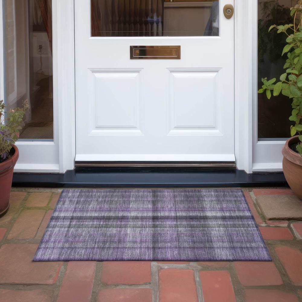 Chantille ACN548 Purple 1'8" x 2'6" Rug. Picture 8