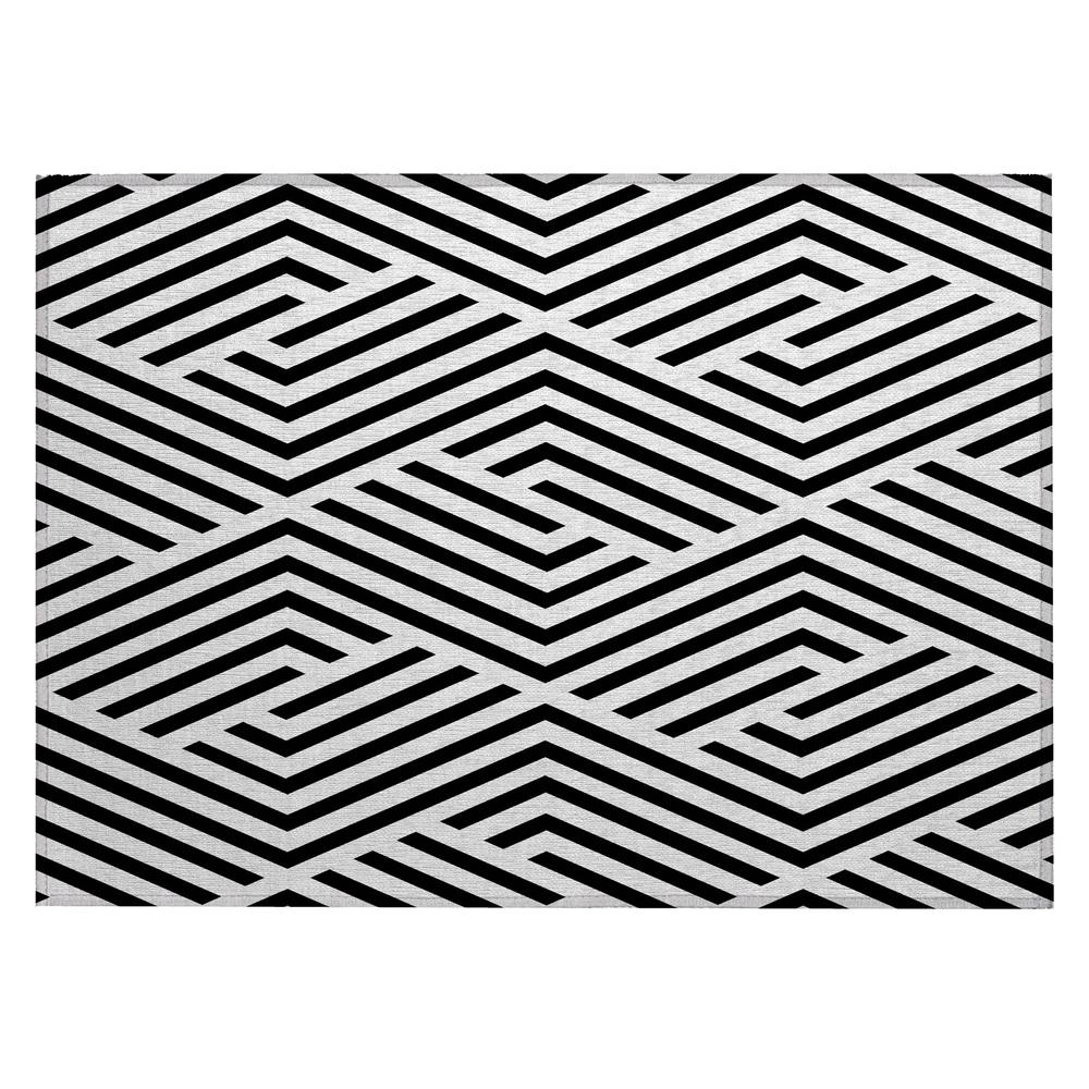 Chantille ACN550 Black 1'8" x 2'6" Rug. Picture 1