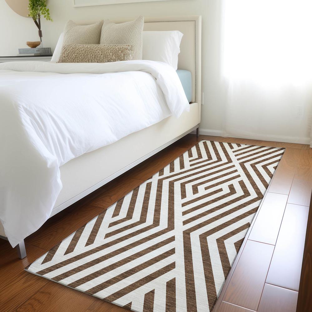 Chantille ACN550 Brown 2'3" x 7'6" Rug. Picture 6