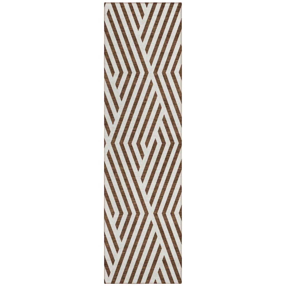 Chantille ACN550 Brown 2'3" x 7'6" Rug. Picture 1