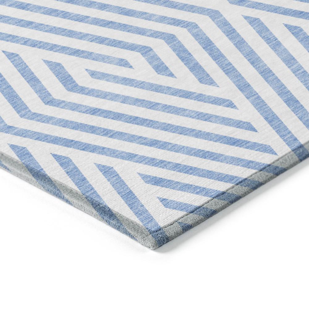Chantille ACN550 Blue 1'8" x 2'6" Rug. Picture 3