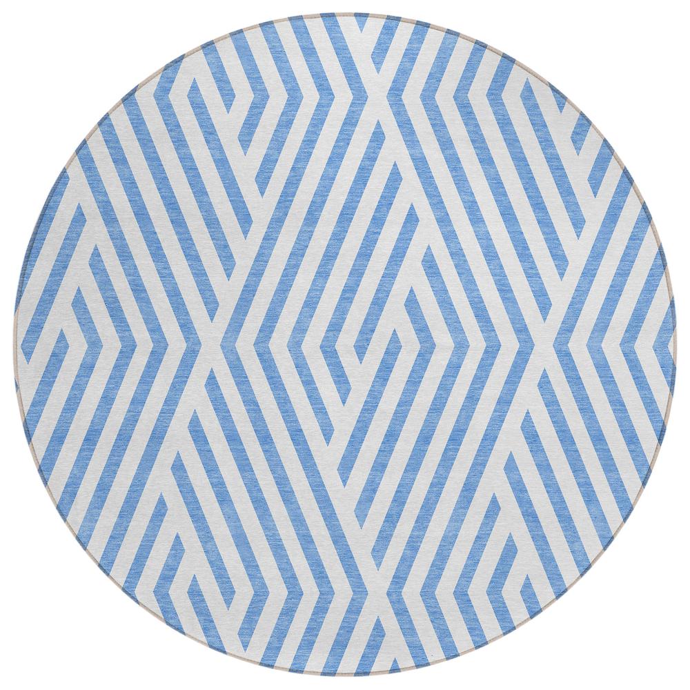 Chantille ACN550 Blue 8' x 8' Rug. Picture 1