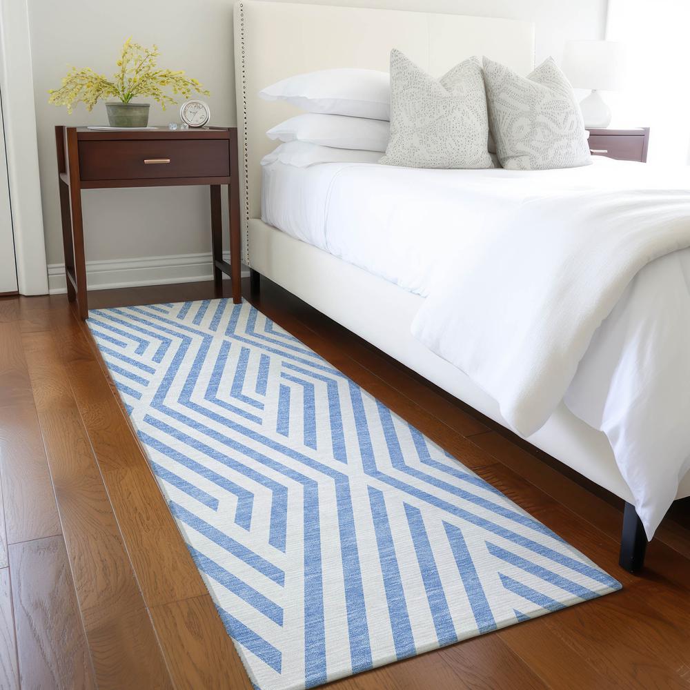 Chantille ACN550 Blue 2'3" x 7'6" Rug. Picture 6