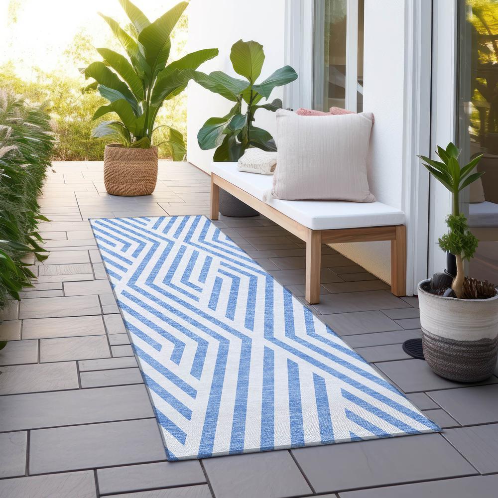 Chantille ACN550 Blue 2'3" x 7'6" Rug. Picture 7