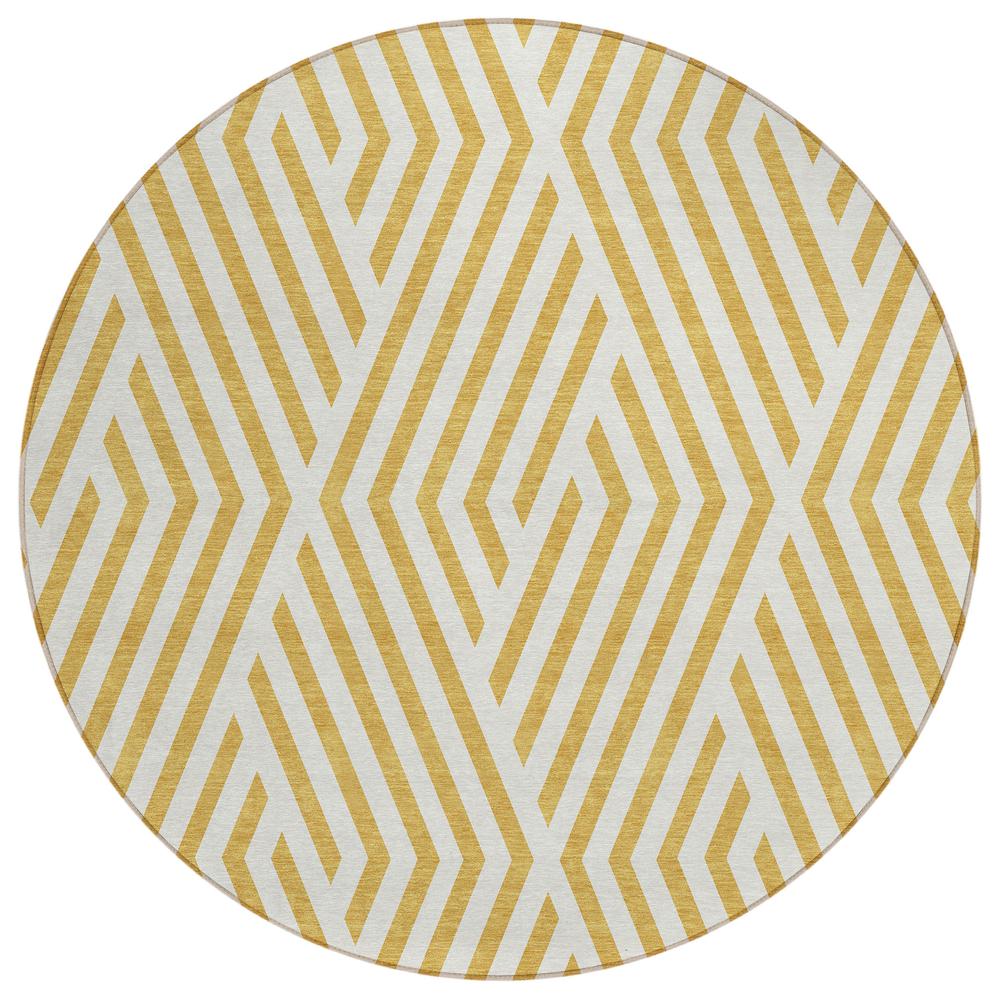 Chantille ACN550 Gold 8' x 8' Rug. Picture 1