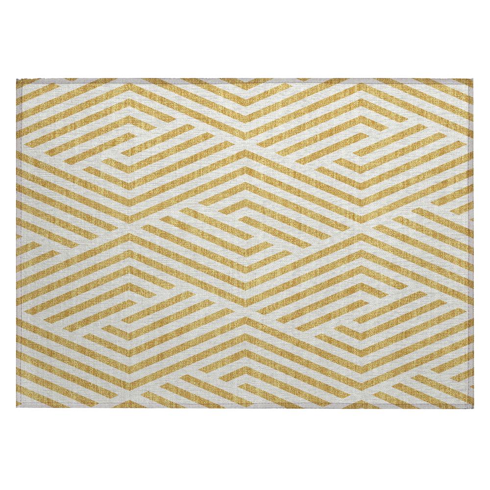 Chantille ACN550 Gold 1'8" x 2'6" Rug. Picture 1
