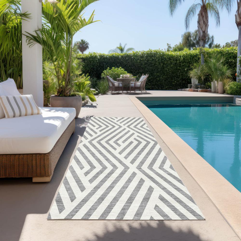 Chantille ACN550 Gray 2'3" x 7'6" Rug. Picture 8