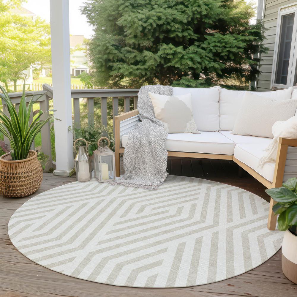 Chantille ACN550 Ivory 8' x 8' Rug. Picture 7