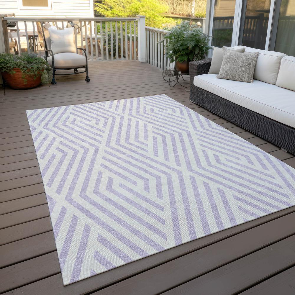 Chantille ACN550 Purple 2'6" x 3'10" Rug. Picture 9