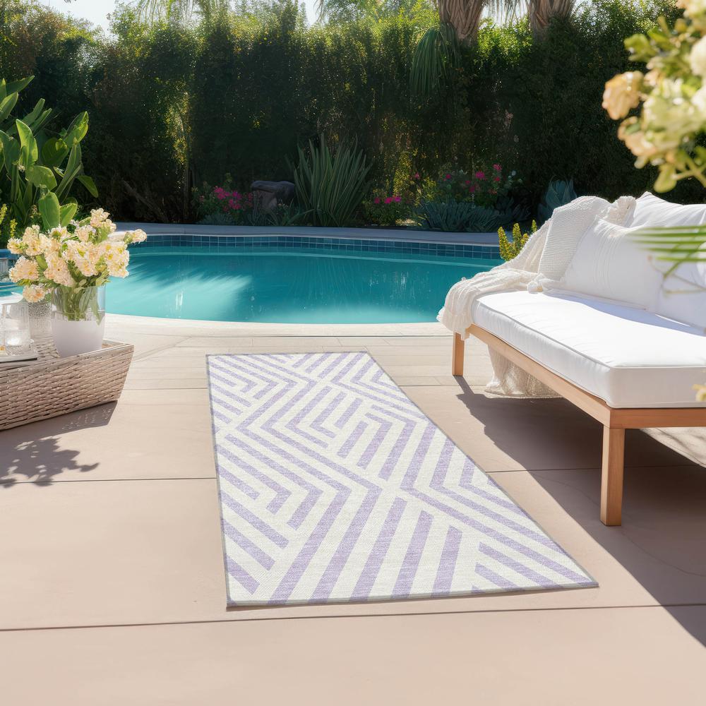 Chantille ACN550 Purple 2'3" x 7'6" Rug. Picture 7