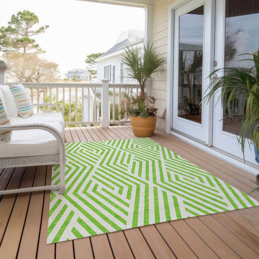 Chantille ACN550 Green 2'6" x 3'10" Rug. Picture 8
