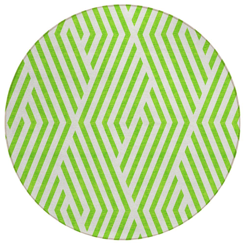 Chantille ACN550 Green 8' x 8' Rug. Picture 1