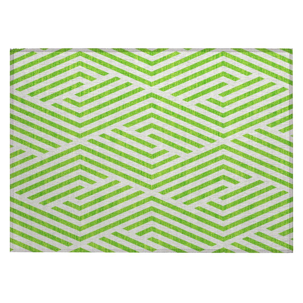 Chantille ACN550 Green 1'8" x 2'6" Rug. Picture 1