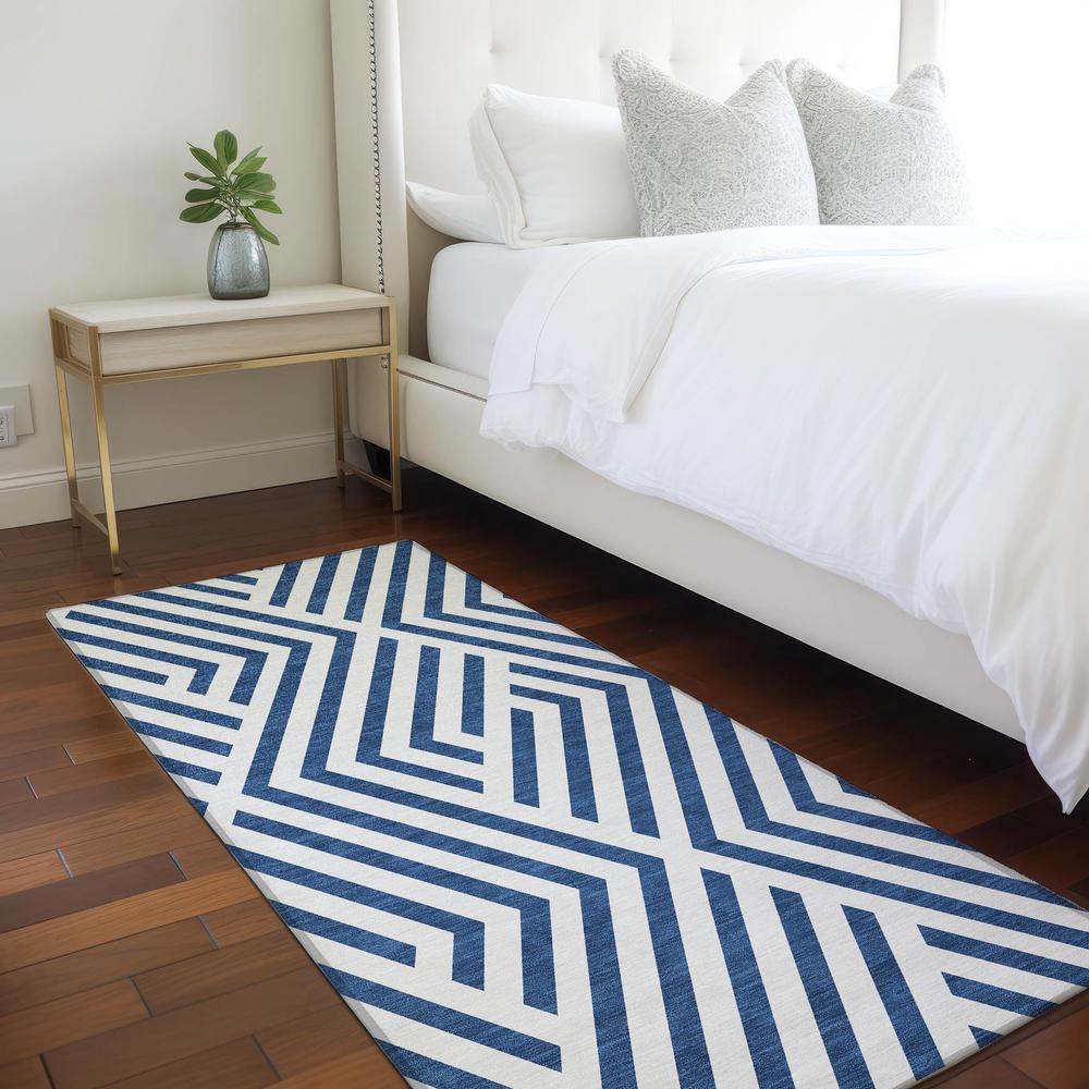Chantille ACN550 Blue 2'3" x 7'6" Rug. Picture 6