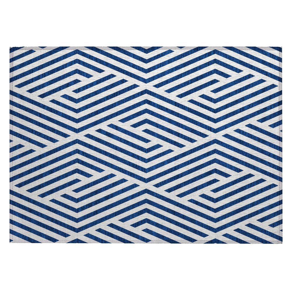 Chantille ACN550 Blue 1'8" x 2'6" Rug. Picture 1