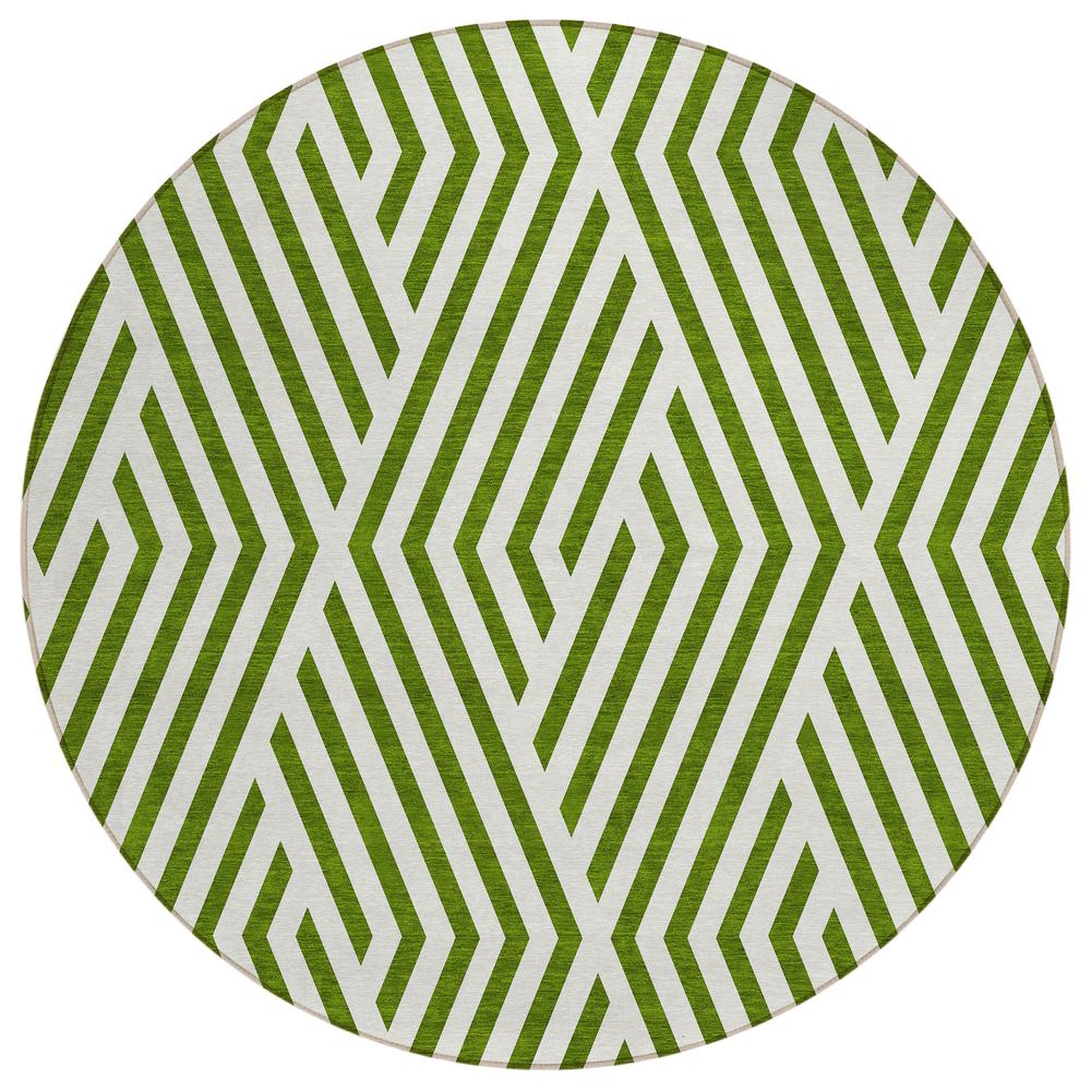 Chantille ACN550 Green 8' x 8' Rug. Picture 1
