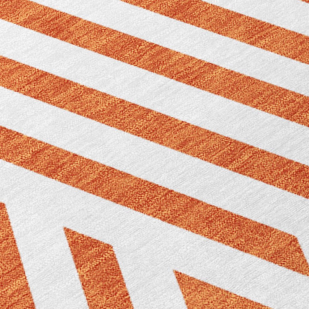 Chantille ACN550 Orange 1'8" x 2'6" Rug. Picture 5