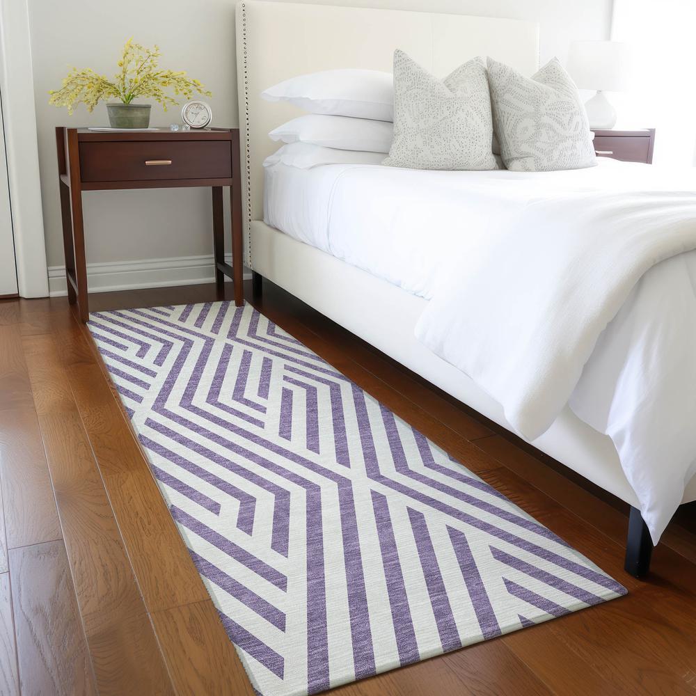 Chantille ACN550 Purple 2'3" x 7'6" Rug. Picture 6