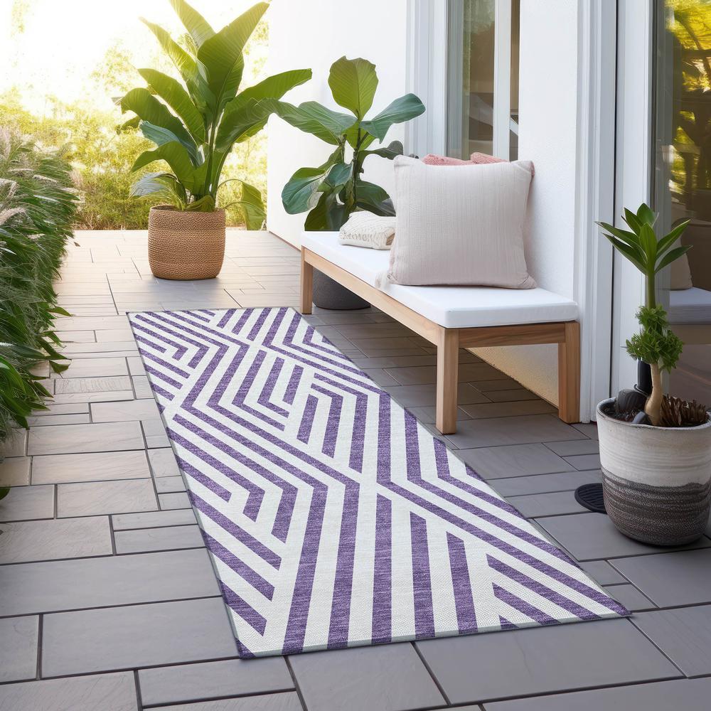 Chantille ACN550 Purple 2'3" x 7'6" Rug. Picture 7
