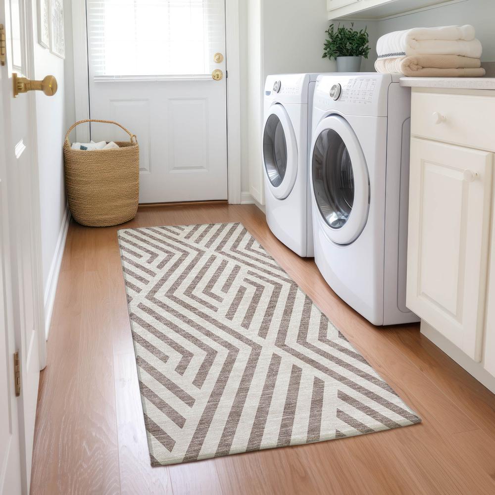 Chantille ACN550 Brown 2'3" x 7'6" Rug. Picture 6