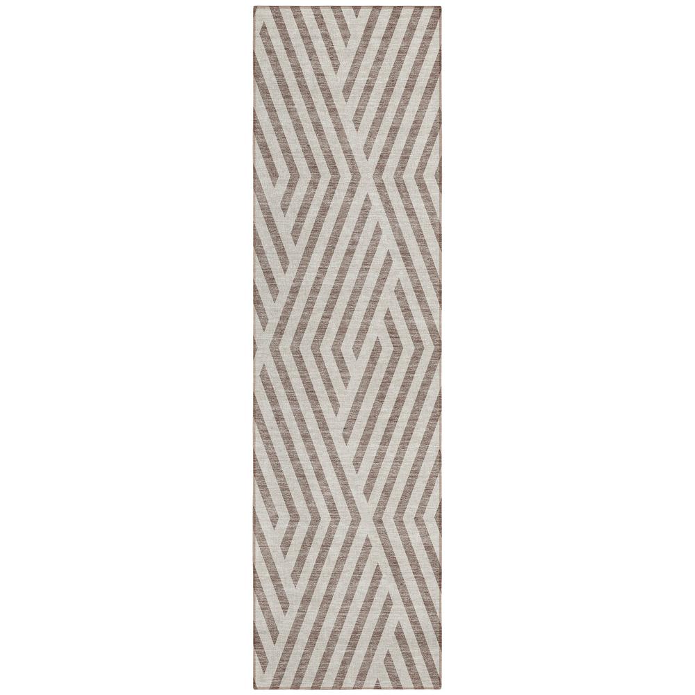 Chantille ACN550 Brown 2'3" x 7'6" Rug. Picture 1