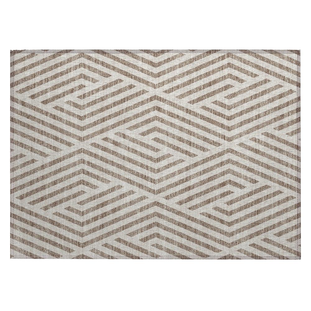 Chantille ACN550 Brown 1'8" x 2'6" Rug. Picture 1