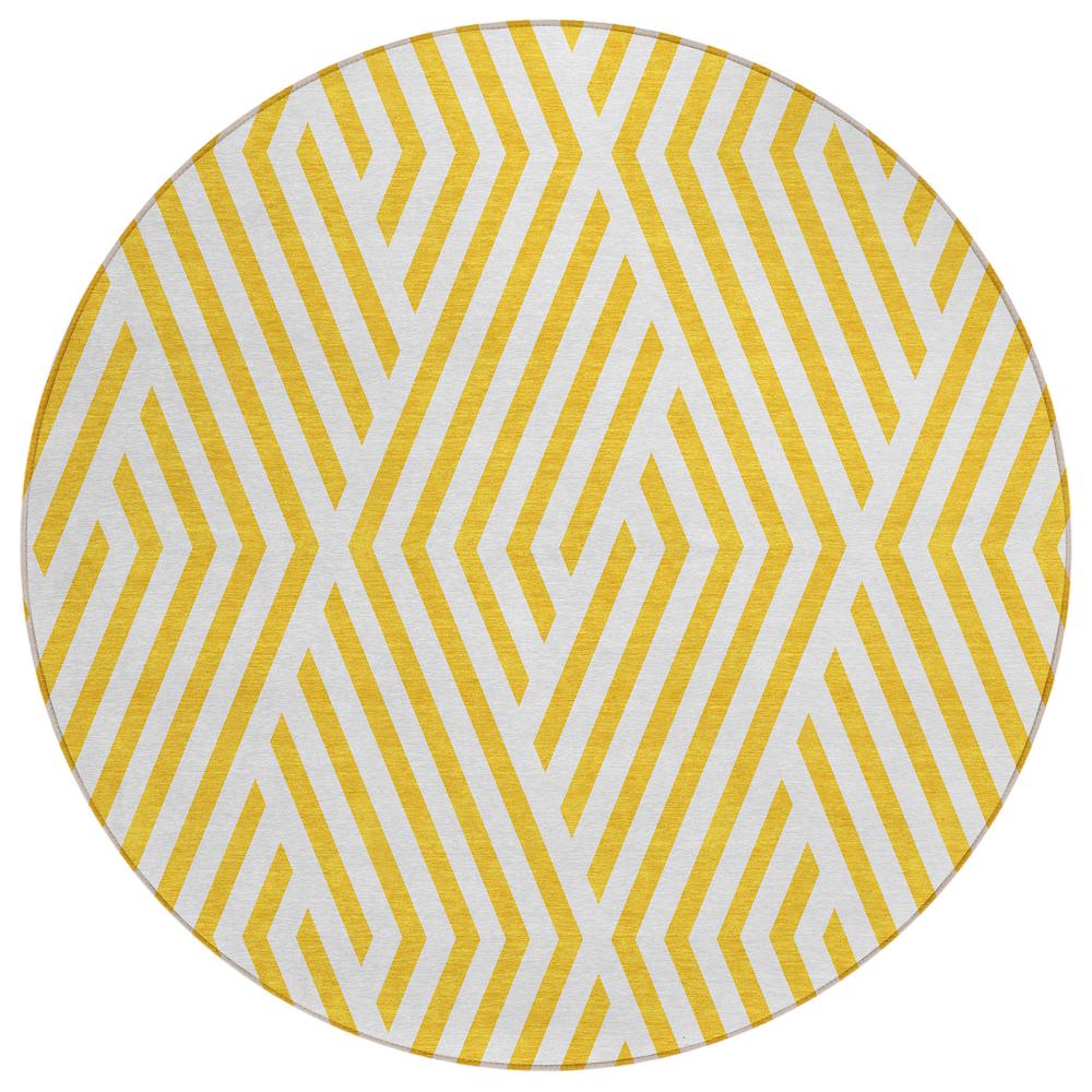 Chantille ACN550 Gold 8' x 8' Rug. Picture 1