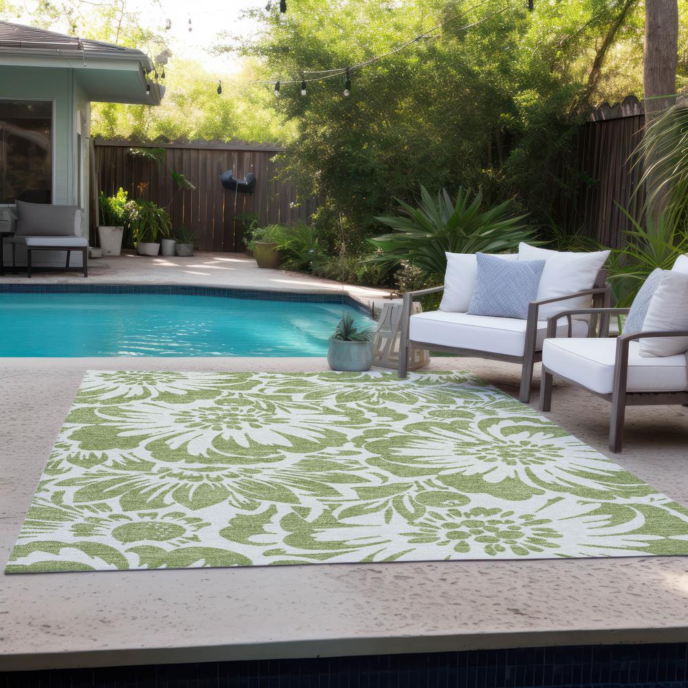 Chantille ACN551 Green 2'6" x 3'10" Rug. Picture 9