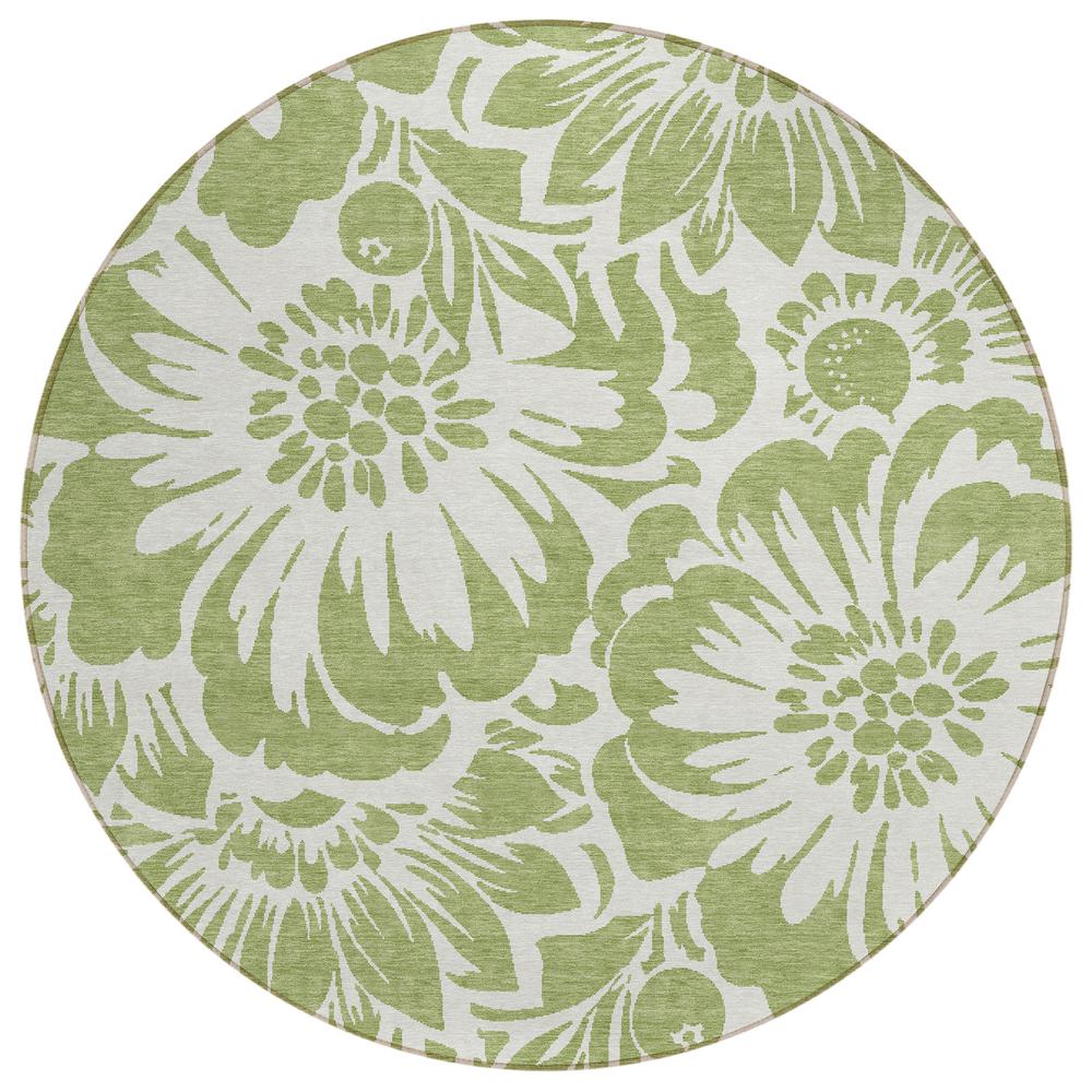 Chantille ACN551 Green 8' x 8' Rug. Picture 1