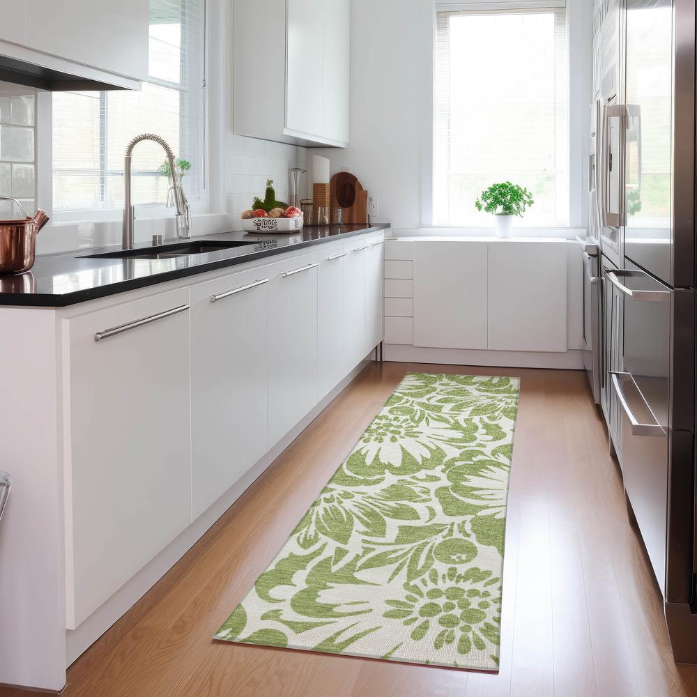Chantille ACN551 Green 2'3" x 7'6" Rug. Picture 6