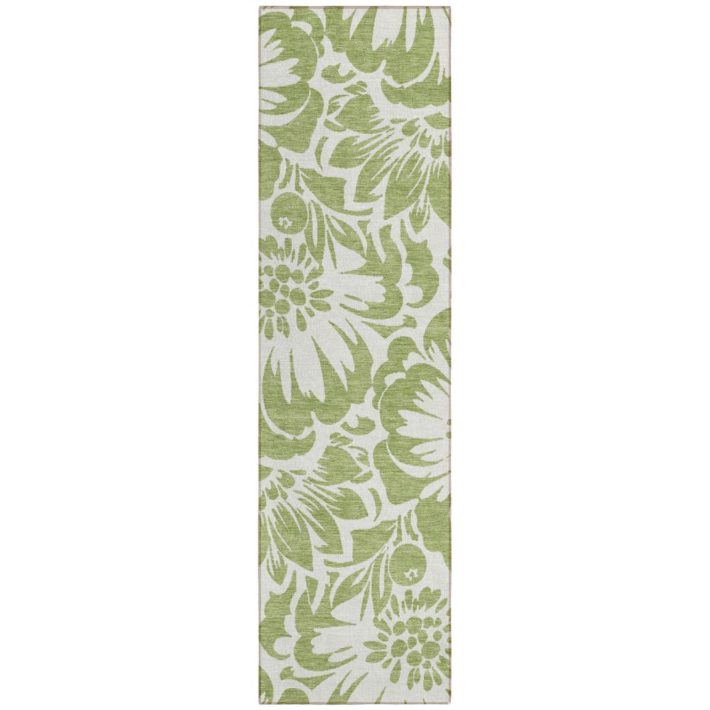 Chantille ACN551 Green 2'3" x 7'6" Rug. Picture 1