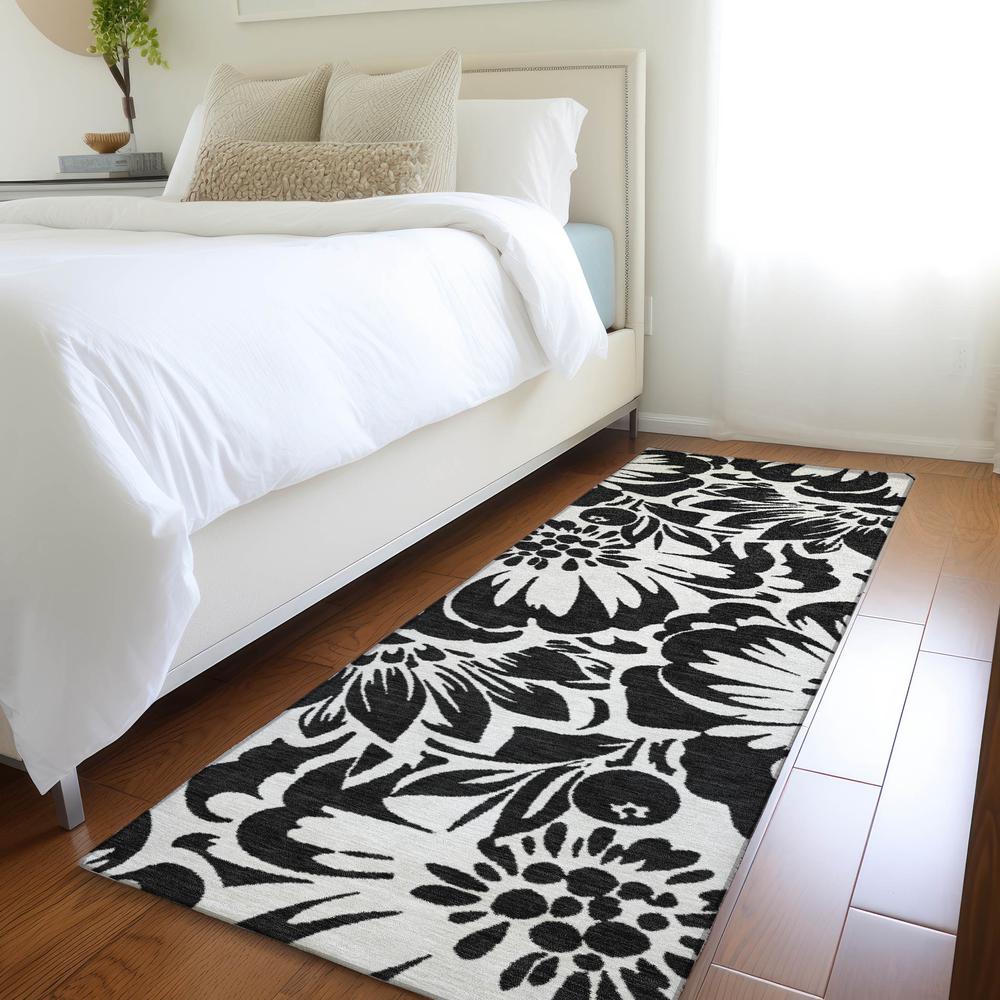Chantille ACN551 Black 2'3" x 7'6" Rug. Picture 6