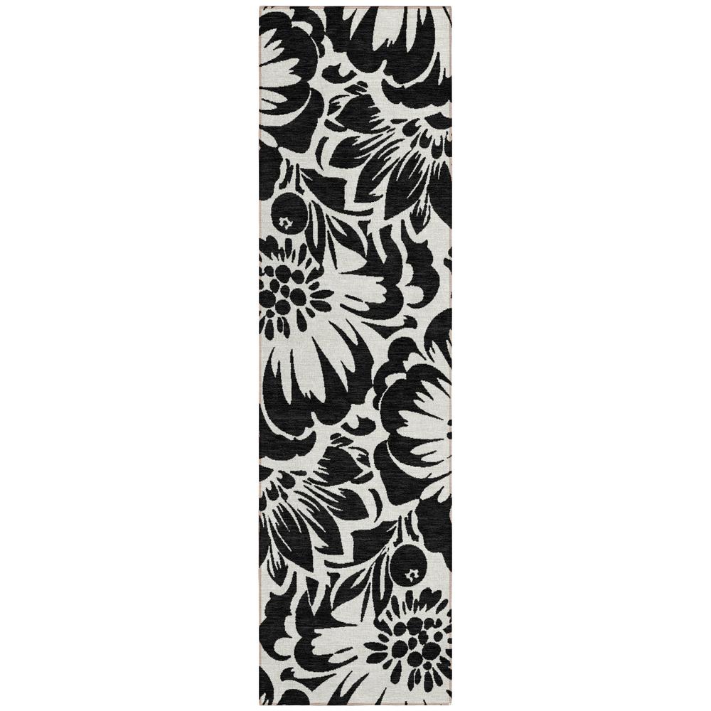 Chantille ACN551 Black 2'3" x 7'6" Rug. Picture 1