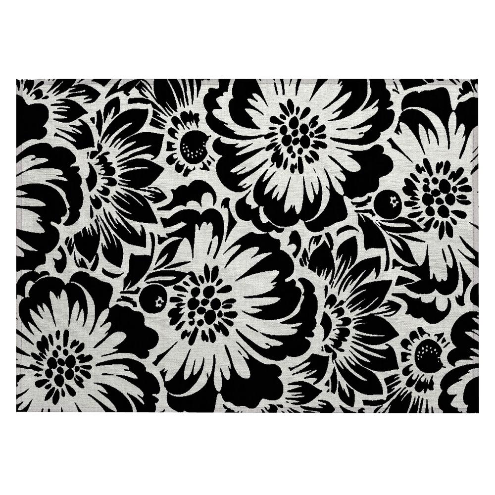 Chantille ACN551 Black 1'8" x 2'6" Rug. Picture 1