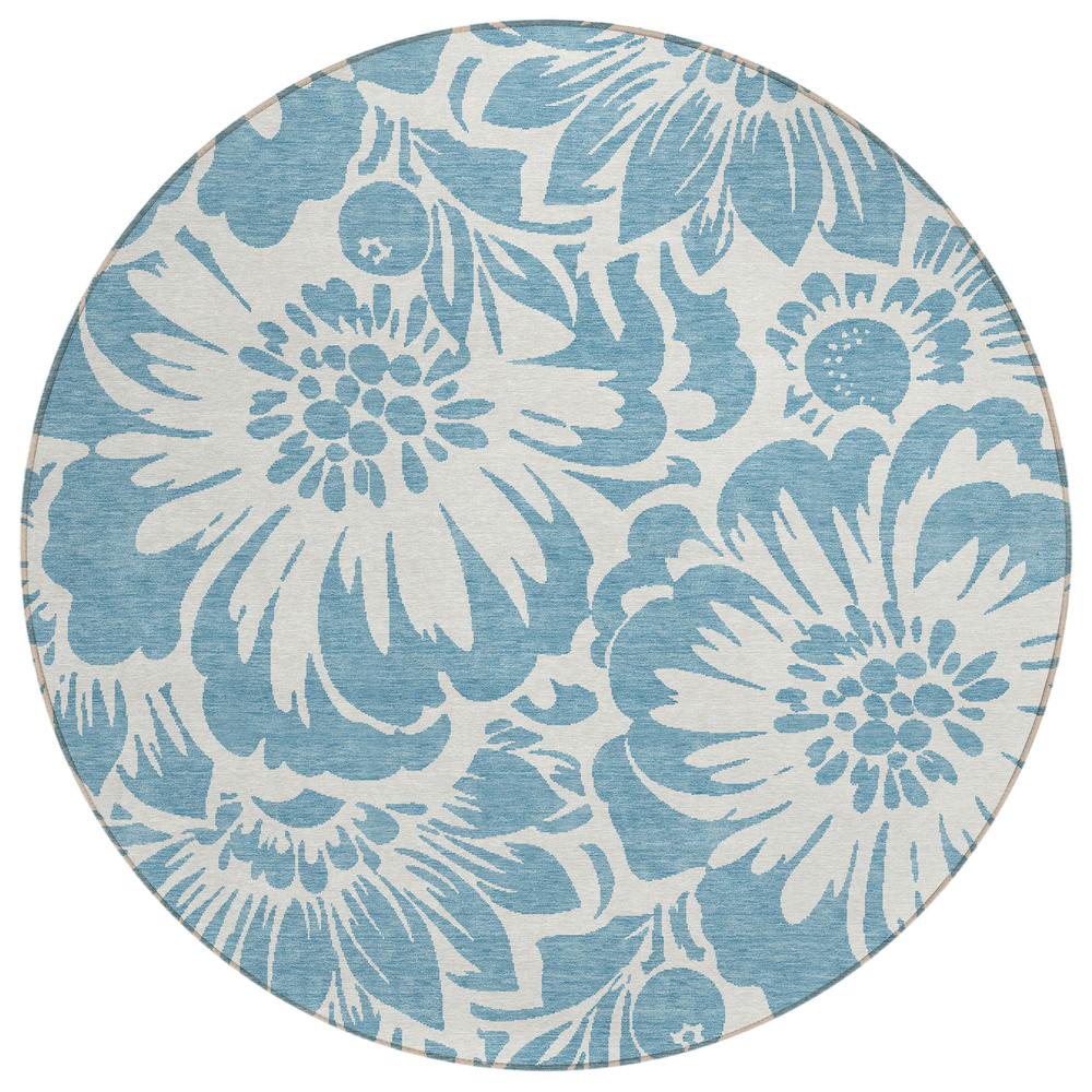 Chantille ACN551 Blue 8' x 8' Rug. Picture 1