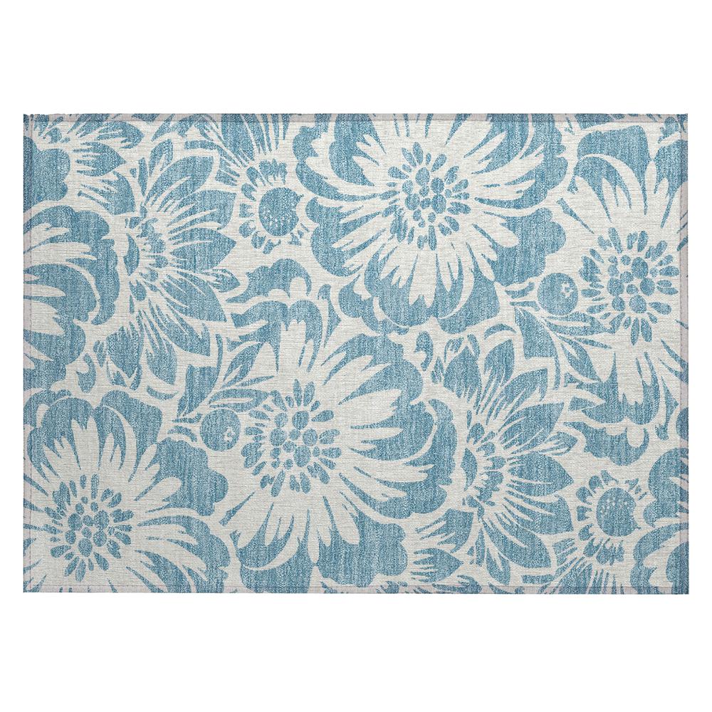 Chantille ACN551 Blue 1'8" x 2'6" Rug. Picture 1