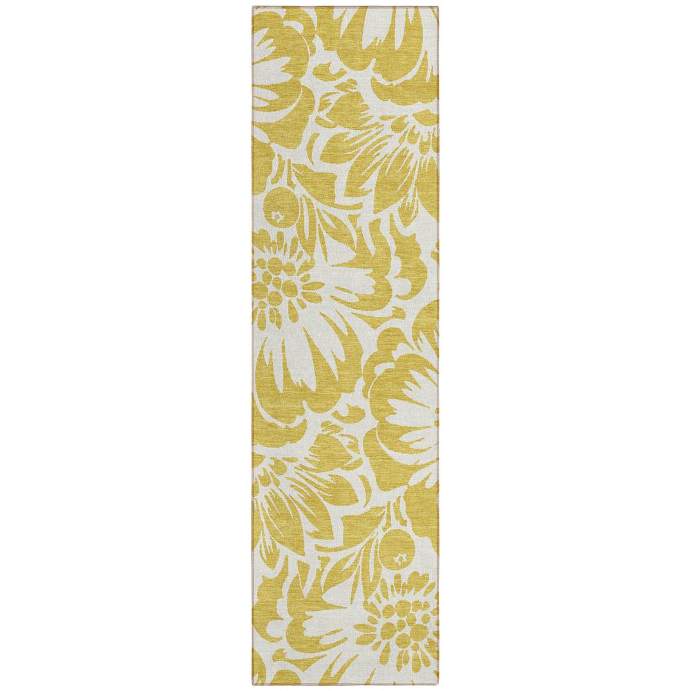 Chantille ACN551 Gold 2'3" x 7'6" Rug. Picture 1