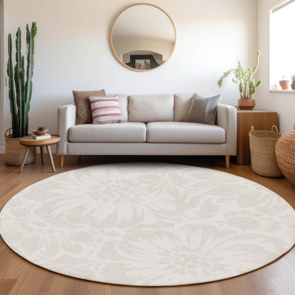 Chantille ACN551 Ivory 8' x 8' Rug. Picture 6