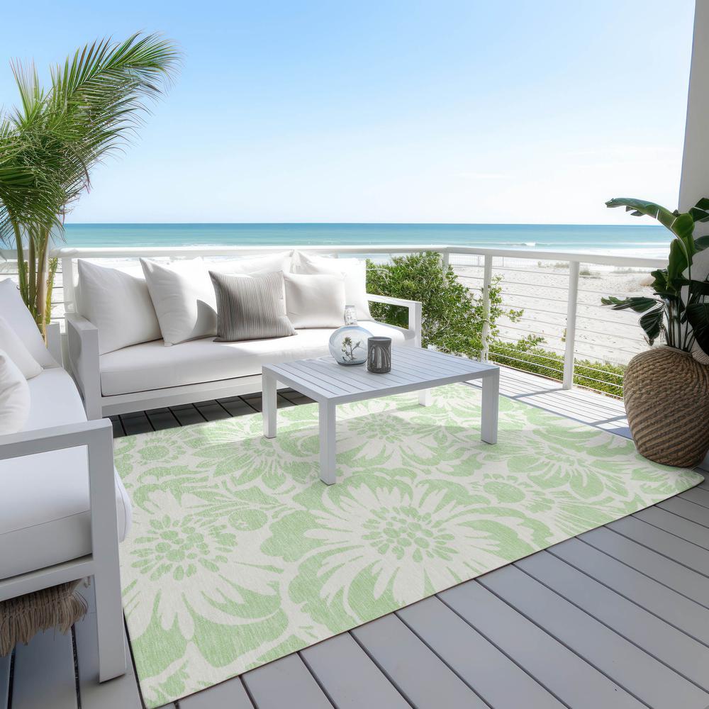 Chantille ACN551 Green 2'6" x 3'10" Rug. Picture 8